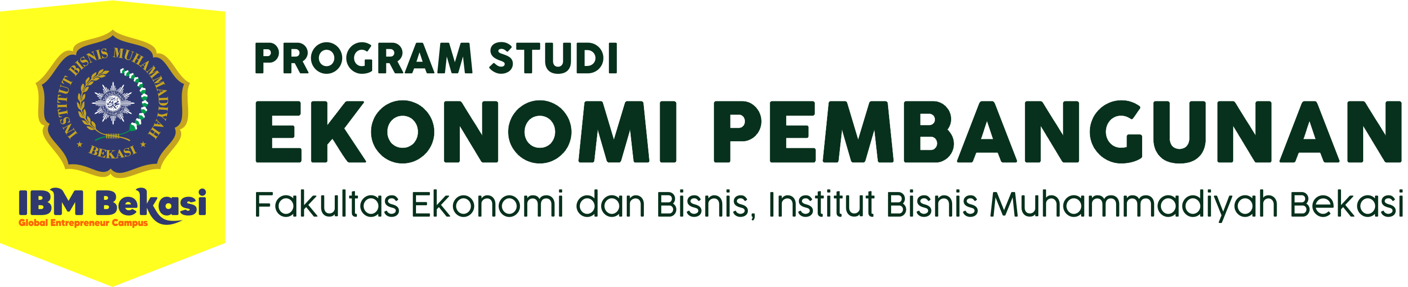 Program Studi Ekonomi Pembangunan